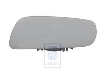 Volkswagen spiegelglas convex met draagplaat - links