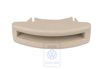 Volkswagen afdekkap voorstoelrugleuning - links, crèmebeige