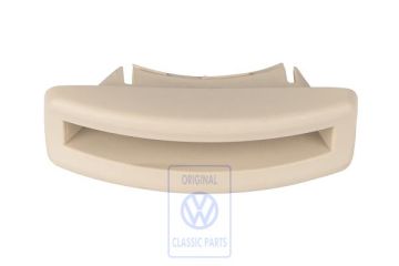 Volkswagen afdekkap voorstoelrugleuning - rechts, crèmebeige