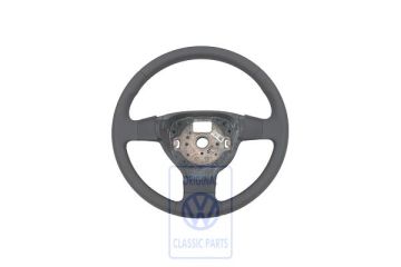 Volkswagen Golf 5 (1K) leren stuurwiel - antraciet