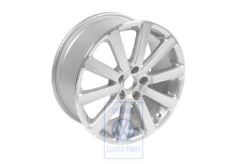 Volkswagen Golf 5 (1K) lichtmetalen velg Omanyt 7,5x18 ET51 - diamantzilver