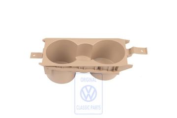 Volkswagen Golf 5 (1K) bekerhouder voor zonder middenarmsteun - puurbeige