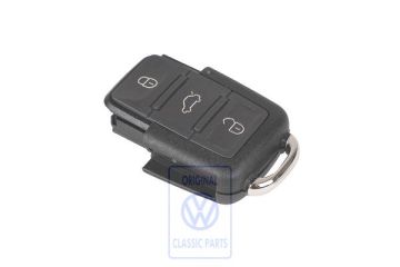 Volkswagen sleutelzender met LED 3-knops 315 MHz - satijnzwart