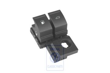 Volkswagen Jetta 5 (1K) drukknop achterklep- en tankklepbediening - zwart/wit