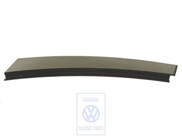 Volkswagen Golf 5 (1K) afdekking deurraamframe - rechts, glanzend zwart