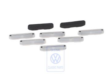 Volkswagen Eos (1F) set glijstukken dak