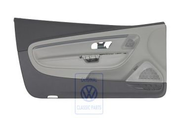 Volkswagen Eos (1F) deurpaneel - links, titaanzwart/moonrock, kunstleer