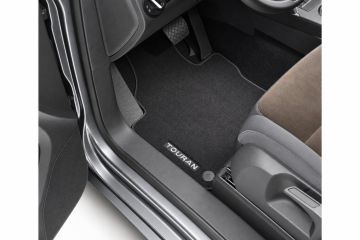 Volkswagen Touran 1 (1T) velours mattenset - zwart