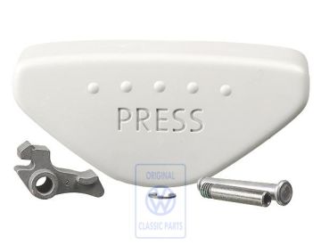 Volkswagen New Beetle (9C) reparatieset drukknop cabriokapsluiting - parelgrijs