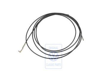 Volkswagen Transporter T2 kabel verwarmingsklep - links, linksgestuurd, 4115 mm