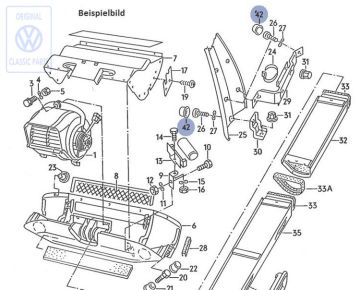 Volkswagen Transporter T3 afdekkap schroefkop - satinzwart