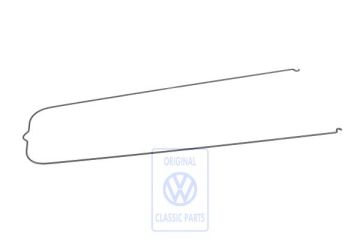 Volkswagen Transporter T3 spandraad motorluik (diesel)