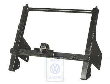 Volkswagen Transporter T3 frame rug-aan-rugklapstoel - zwart