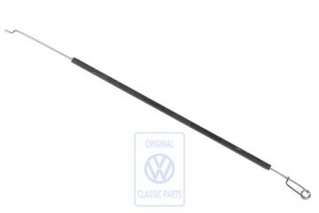 Volkswagen LT Mk1 bedieningskabel ontwasemingsklep - 261 mm, rood