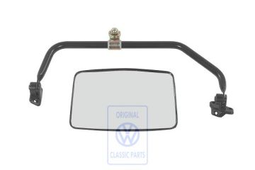Volkswagen LT Mk1 buitenspiegel convex met houder - links