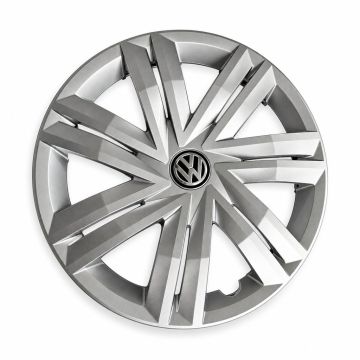 Volkswagen Polo 6 (2G) wieldop - wieldop zilver/chroom/zwart