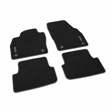Volkswagen Polo 6 (2G) velours mattenset - zwart
