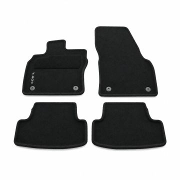 Volkswagen T-Roc (2GA) velours mattenset - zwart