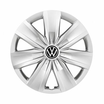 Volkswagen T-Roc (2GA) wieldop - chroomglans/zwart/fijnzilver