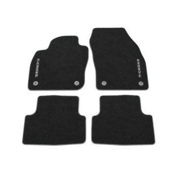 Volkswagen T-Cross (2GM) velours mattenset - zwart