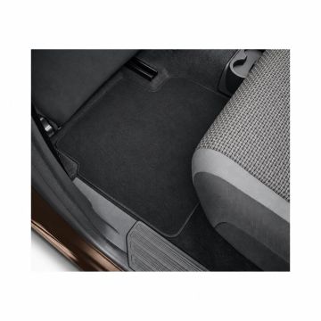 Volkswagen Amarok (2H) velours mattenset - achterzijde - satijnzwart