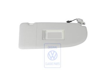 Volkswagen Caddy 3 (2K) zonneklep met verlichte spiegel - rechts, parelgrijs
