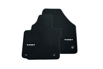 VW bedrijfswagens Caddy 3 (2K/SA) velours mattenset - achterzijde - antraciet