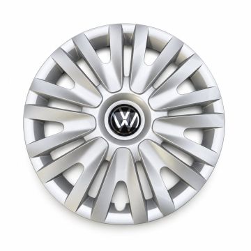 VW bedrijfswagens Caddy 5 (SB) wieldop - wieldop chroomglans/zwart/fijnzilver