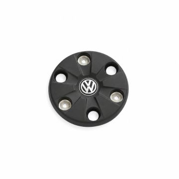 VW bedrijfswagens Crafter (SY) wieldop - wieldop satijnzwart/chroomglans/ reflexzilver