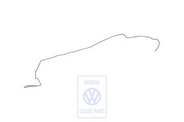 Volkswagen Passat B2 (32B) brandstofleiding verdeler naar brandstofpomp (K-Jetronic)