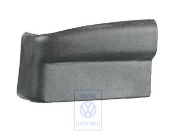 Volkswagen eindkap afdeklijst dakreling - rechts, satijnzwart