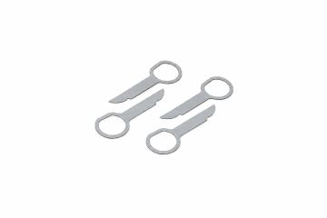 Radioverwijdertool (4x) voor Volkswagen, Audi, SEAT, Škoda, Mercedes en Ford