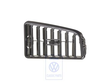 Volkswagen Passat B3 draaielement luchtrooster - middenrechts, satijnzwart