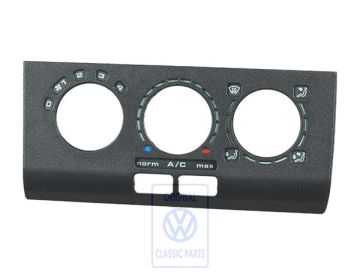 Volkswagen Passat B3 omlijsting verwarmingsregeling met airco - satijnzwart