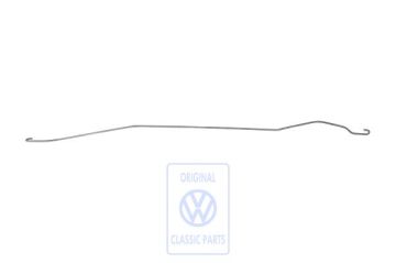 Volkswagen Passat B3 bedieningsstang deurslot - linksvoor