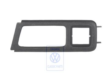 Volkswagen Passat B3 afdekking spiegelverstelling - rechts, satijnzwart