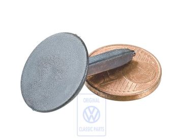 Volkswagen Passat B3 clip voor voorruitlijst - boven, satijnzwart