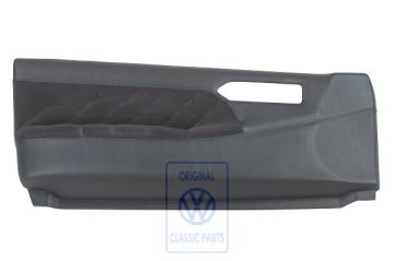 Volkswagen Passat B3 deurpaneel - linksvoor, zwart