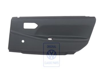 Volkswagen Passat B3 deurpaneel - rechtsachter, zwart kunstleer