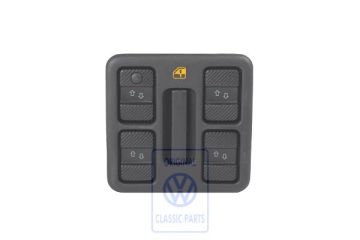 Volkswagen Passat B3 schakelaar elektrische ruit - bestuurderszijde, satijnzwart
