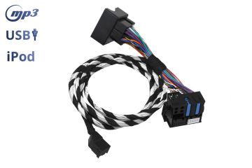 Kabelset multimedia-aansluiting MEDIA-IN MDI voor Volkswagen