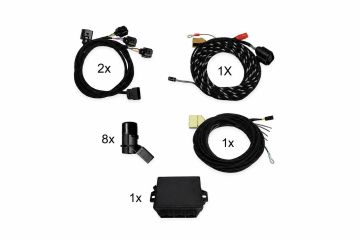 Retrofit-set voor parkeersensoren APS+ front en achter voor Audi A4 8E