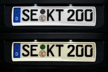Complete kabelset LED kentekenverlichting voor Volkswagen Touareg 7P