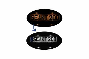 Complete LED-kentekenverlichting set voor Audi A6, A7 4G