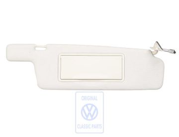 Volkswagen Passat B3 zonneklep met verlichte spiegel - rechts, pastelgrijs