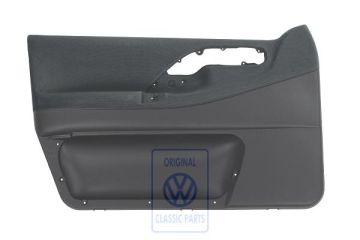 Volkswagen Passat B4 deurpaneel - linksvoor, zwart, stof, GL-uitvoering