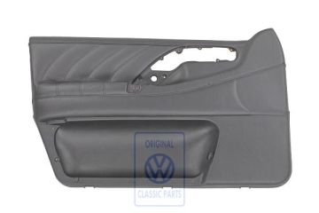 Volkswagen Passat B4 deurpaneel - linksvoor, zwart kunstleer