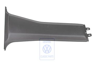 Volkswagen Passat B4 B-stijlbekleding rechtsonder - zwart