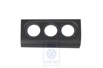 Volkswagen Passat B4 omlijsting ventilatie- en verwarmingsregeling - satijnzwart