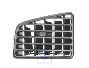 Volkswagen Passat B4 draaielement luchtrooster - links, satijnzwart